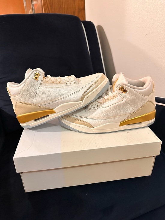 Nike Shoes - Jordan Air Jordan 3 Retro Sail Team Gold Pale Ivory IB2255-100 Women